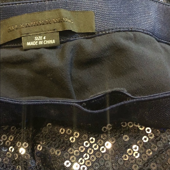 Alexander Wang sequin Faux wrap skirt - Picture 7 of 8